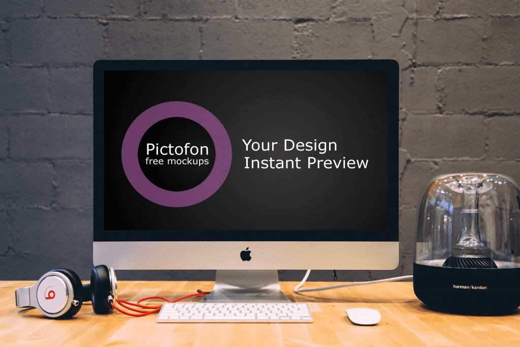 Download Imac Mockup Pictofon